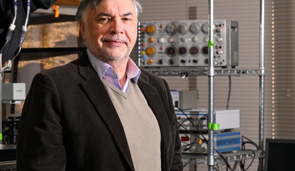 Portrait of a man in a lab